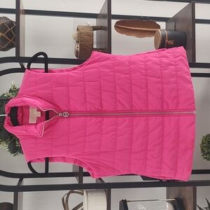 Pink Puffer Vest by Michael Kors Women's Size Small